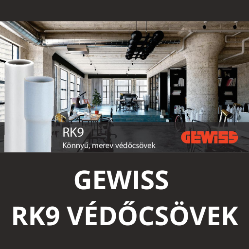 GEWISS - RK9 védőcsövek